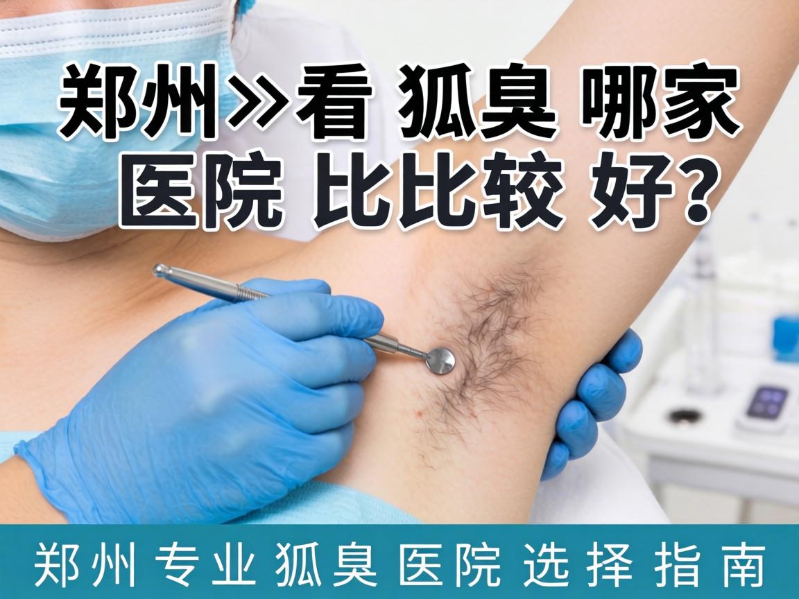 郑州看狐臭哪家医院比较好？郑州专业狐臭医院选择指南