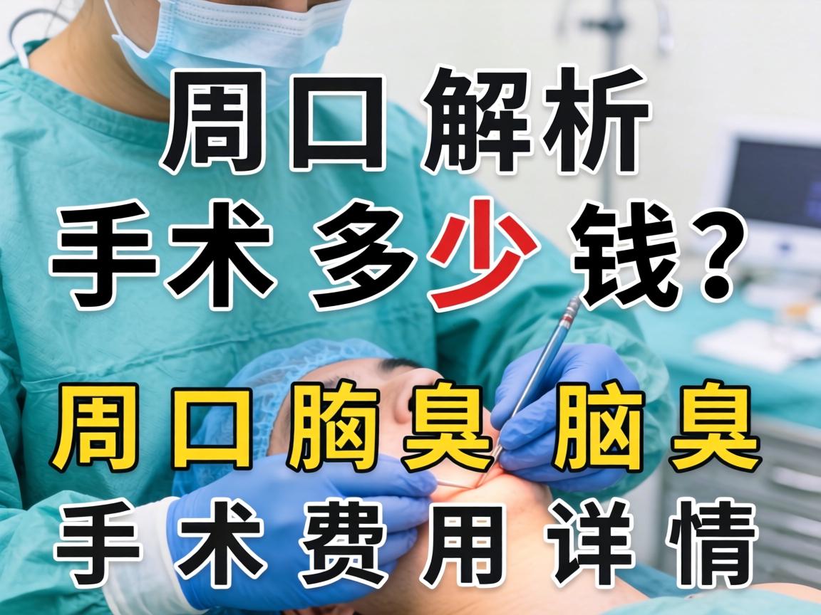 周口腋臭手术多少钱？解析周口腋臭手术费用详情