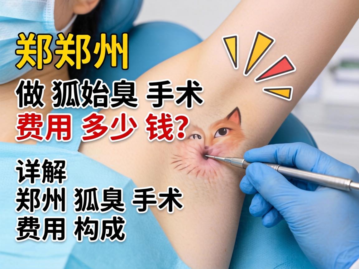 郑州做狐臭手术费用多少钱？详解郑州狐臭手术费用构成