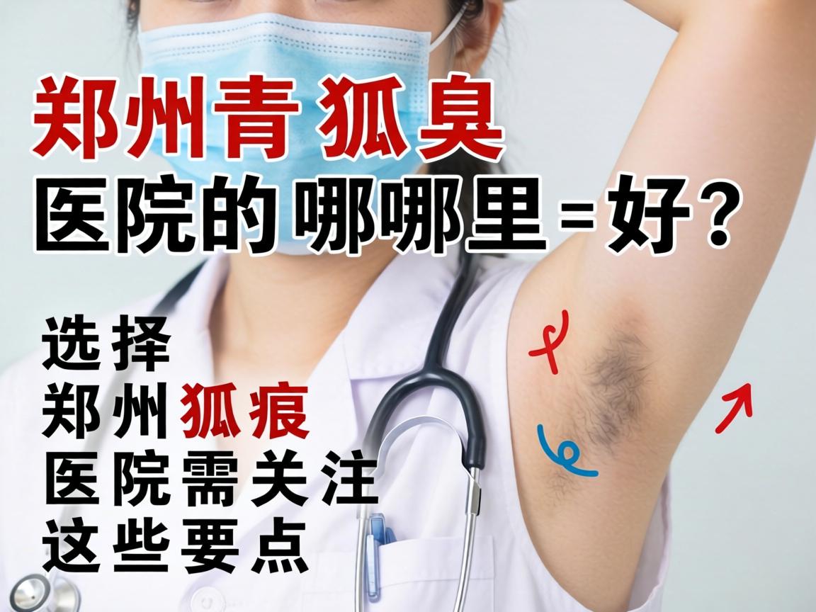 郑州狐臭医院哪里好？选择郑州狐臭医院需关注这些要点