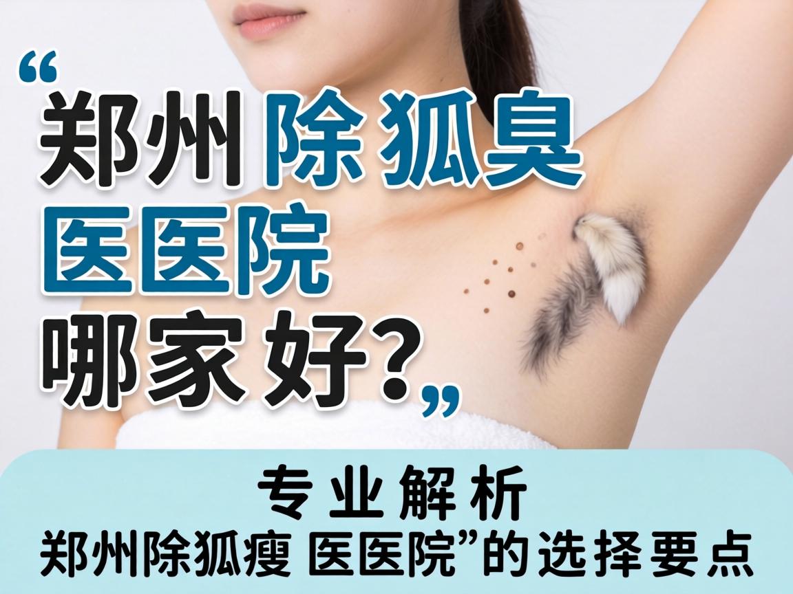 郑州除狐臭医院哪家好？专业解析郑州除狐臭医院的选择要点