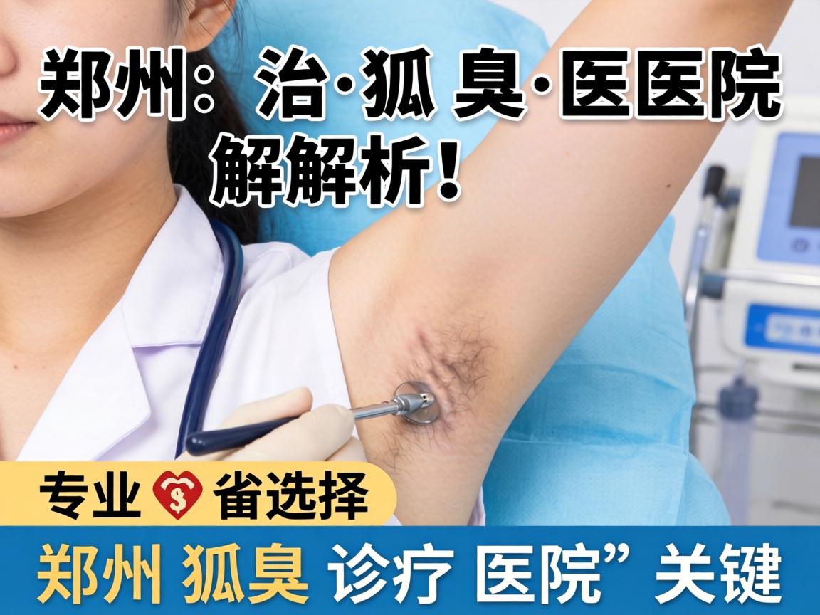 郑州治狐臭医院解析，专业选择郑州狐臭诊疗医院的关键