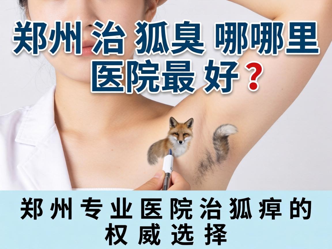 郑州治狐臭哪里医院最好？郑州专业医院治狐臭的权威选择