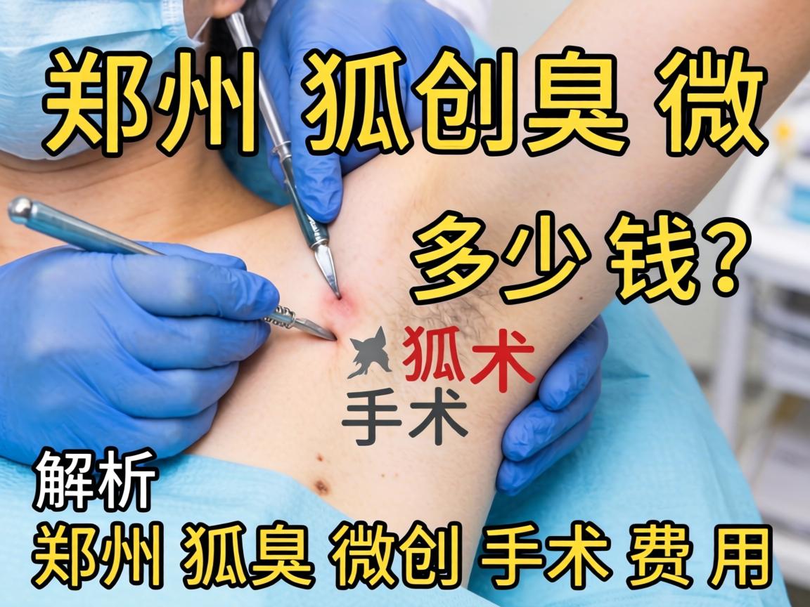 郑州狐臭微创手术多少钱？解析郑州狐臭微创手术费用
