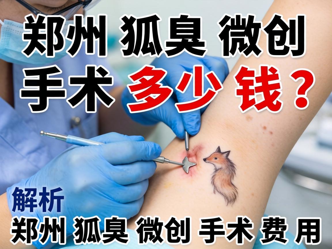 郑州狐臭微创手术多少钱？解析郑州狐臭微创手术费用