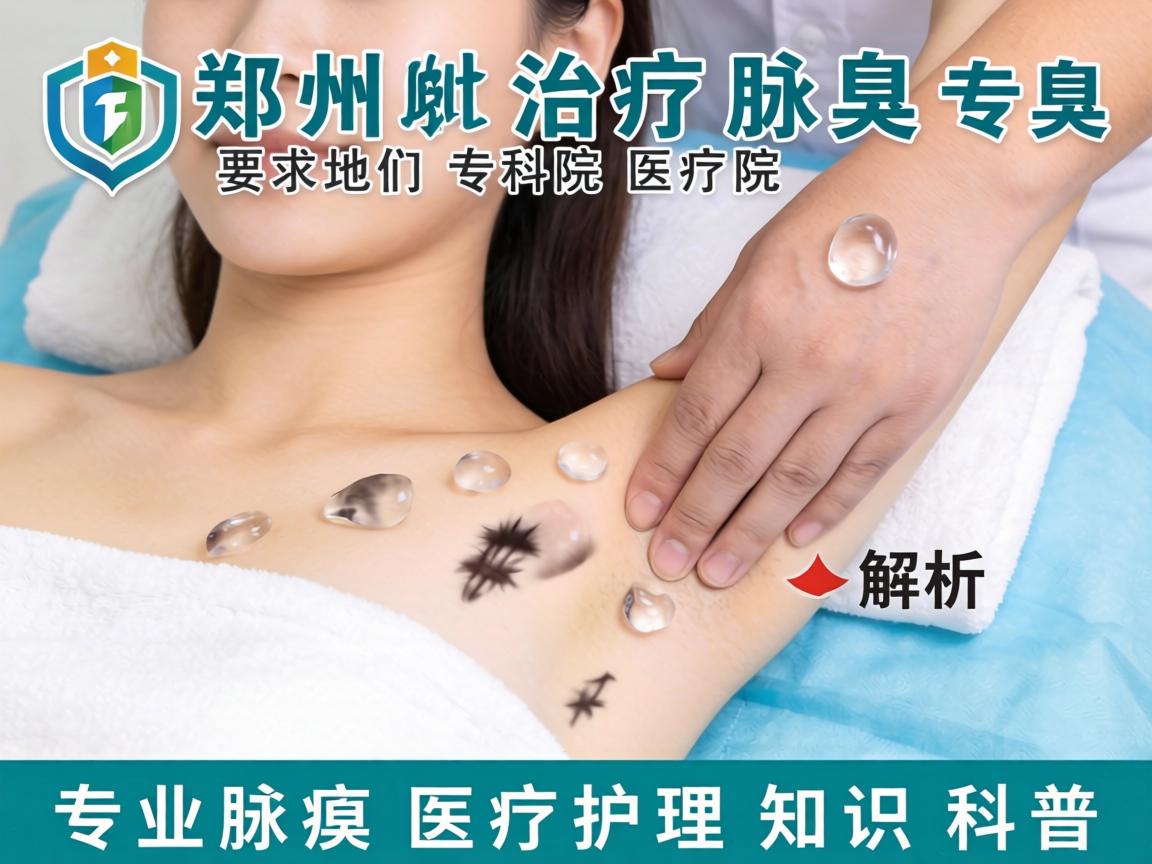 郑州治疗腋臭专科医院解析，专业腋臭医疗护理知识科普