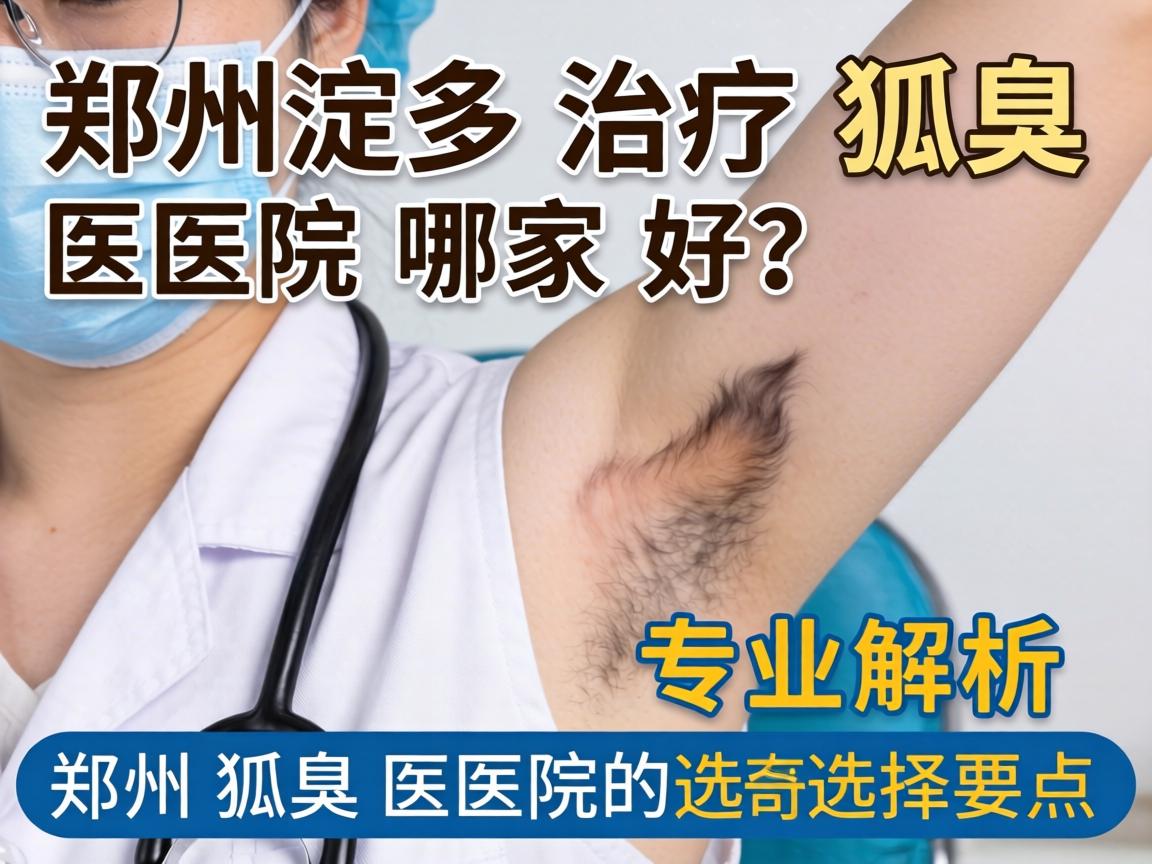 郑州治疗狐臭医院哪家好？专业解析郑州狐臭医院的选择要点