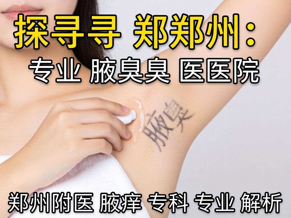 探寻郑州专业腋臭医院，郑州附医腋臭专科专业解析