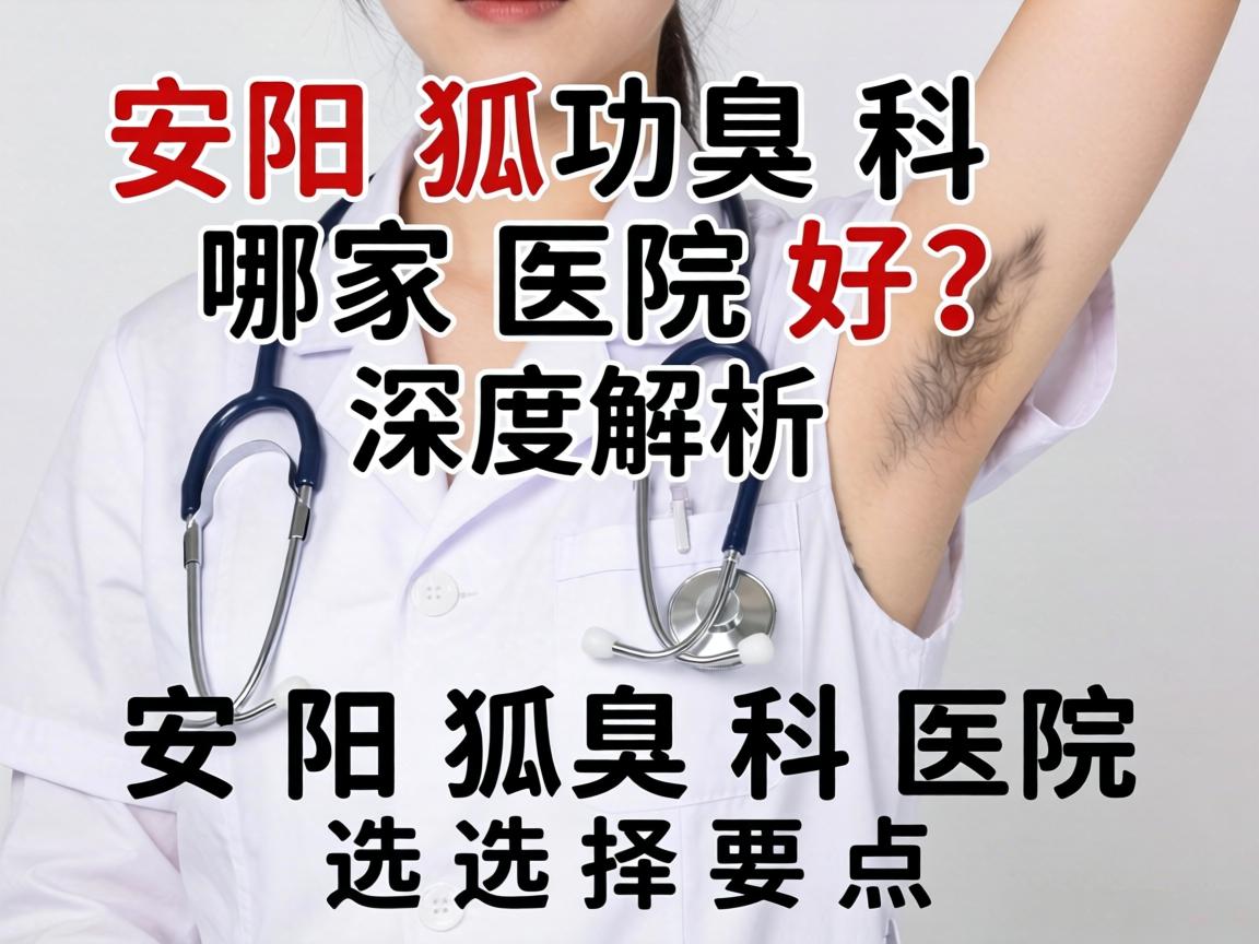安阳狐臭科哪家医院好？深度解析安阳狐臭科医院选择要点