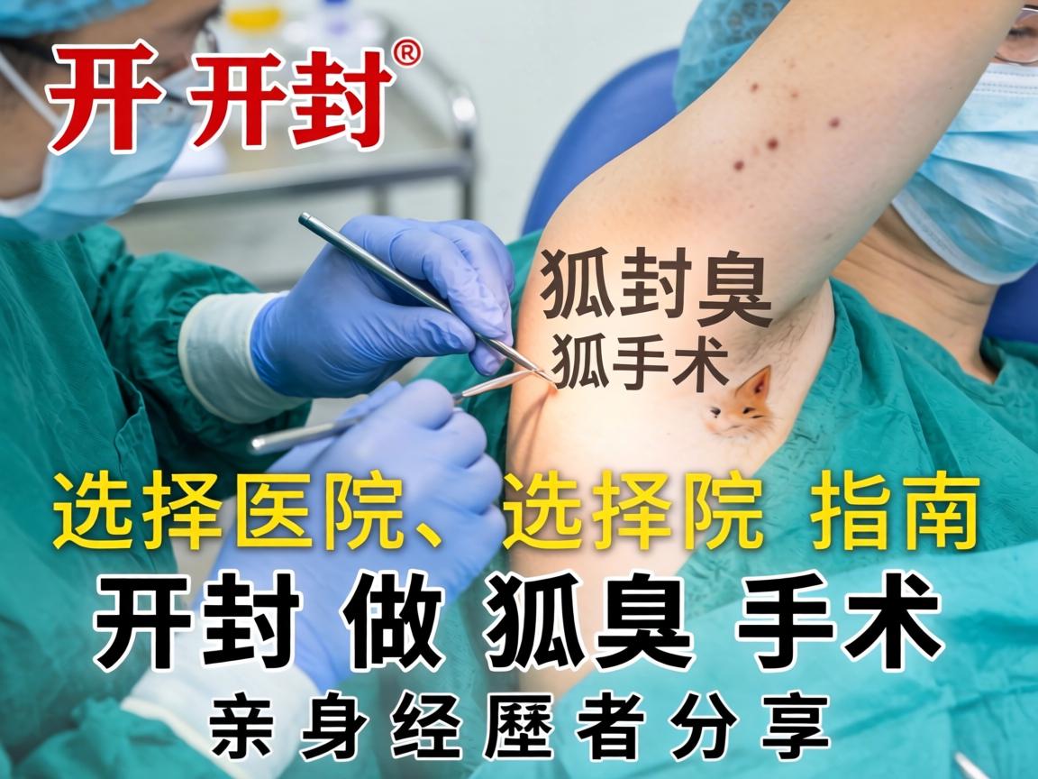 开封狐臭手术医院选择指南，开封做狐臭手术亲身经历者分享