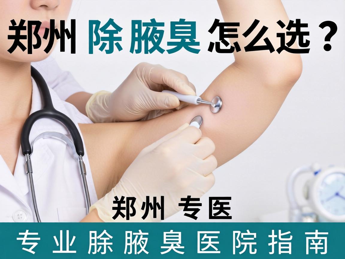 郑州除腋臭医院怎么选？郑州专业除腋臭医院指南