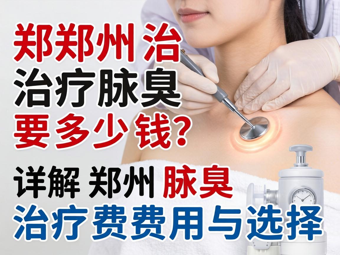 郑州治疗腋臭要多少钱？详解郑州腋臭治疗费用与选择