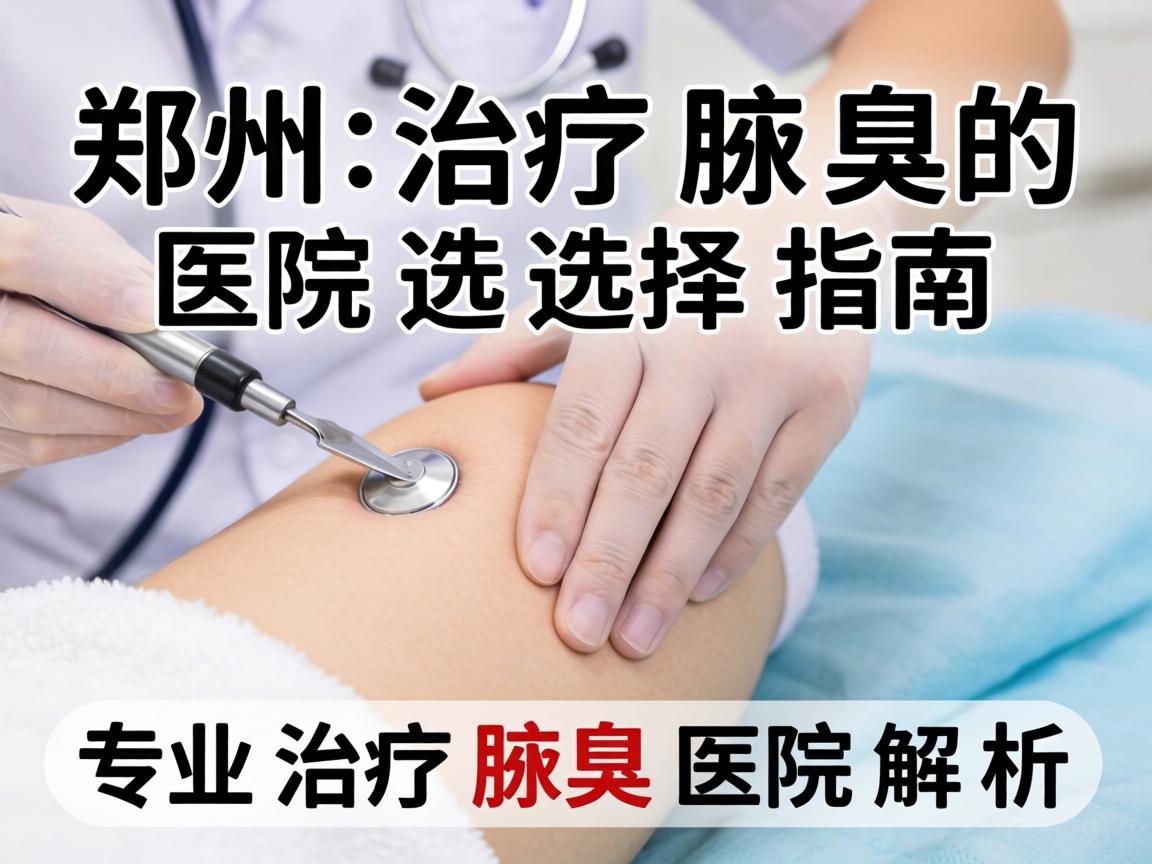 郑州治疗腋臭的医院选择指南，专业治疗腋臭的医院解析