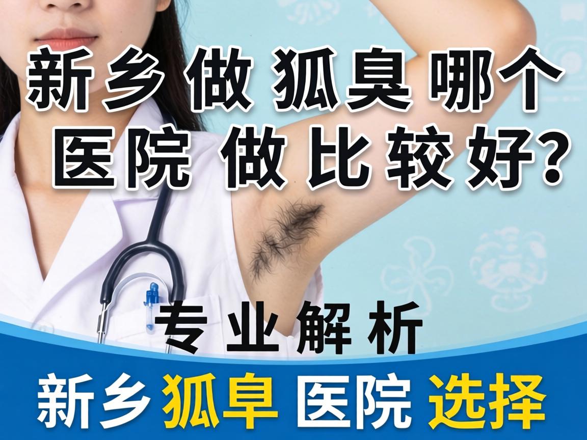 新乡做狐臭哪个医院做比较好？专业解析新乡狐臭医院选择