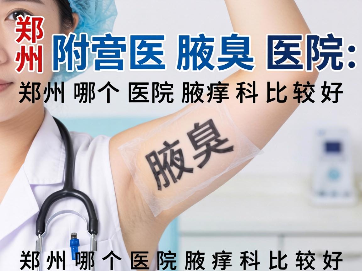 郑州附医腋臭医院解析，郑州哪个医院腋臭科比较好？