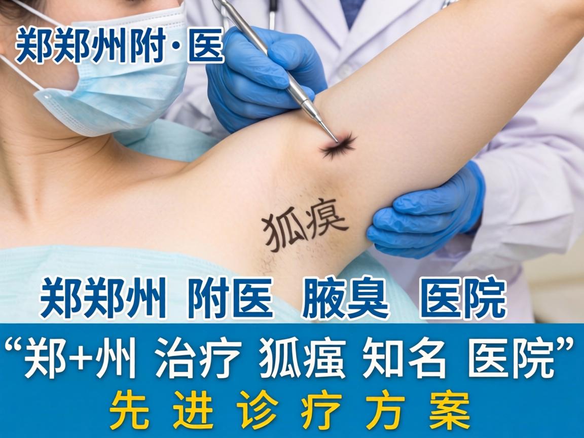 郑州附医腋臭医院，解析郑州治疗狐臭知名医院的先进诊疗方案