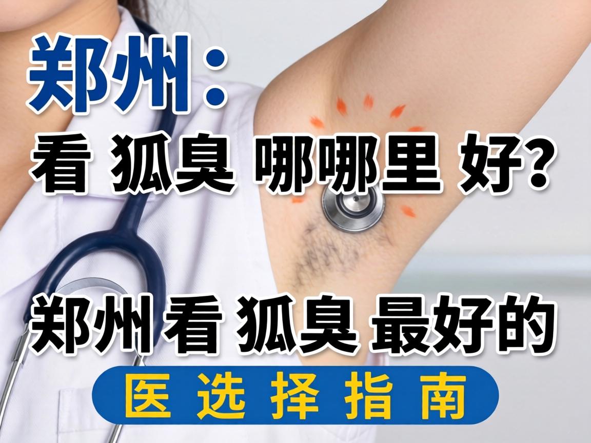 郑州看狐臭哪里好？郑州看狐臭最好的医院选择指南