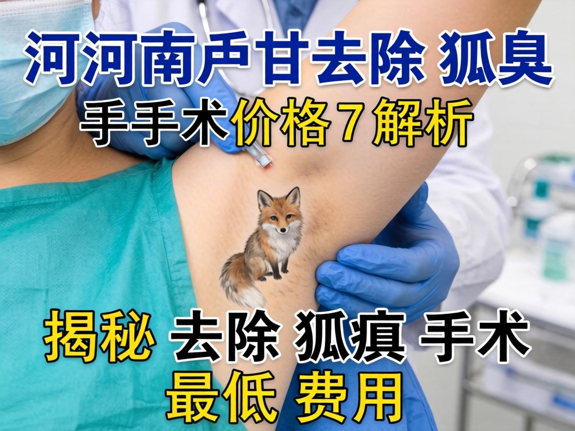 河南去除狐臭手术价格解析，揭秘去除狐臭手术最低费用