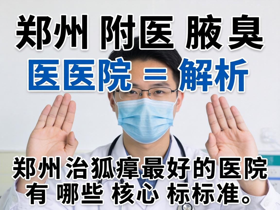 郑州附医腋臭医院解析，郑州治狐臭最好的医院有哪些核心标准