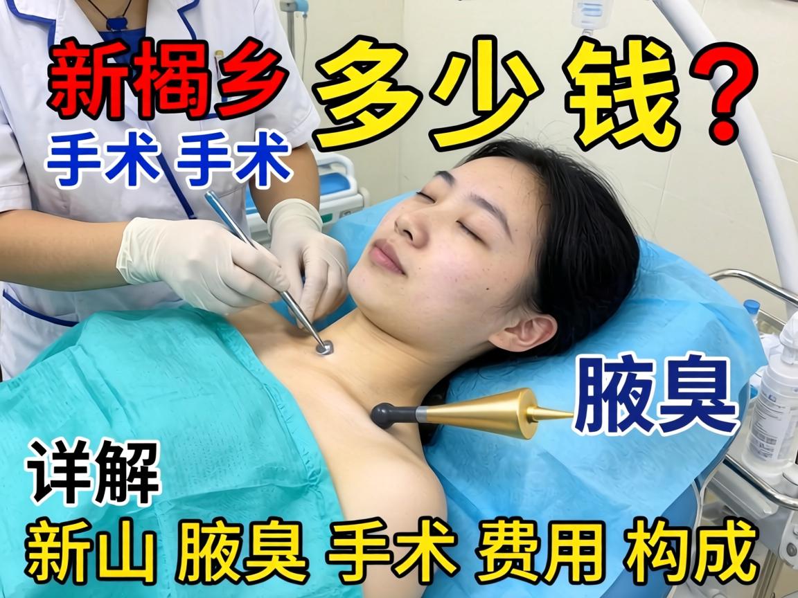 新乡腋臭手术多少钱？详解新乡腋臭手术费用构成