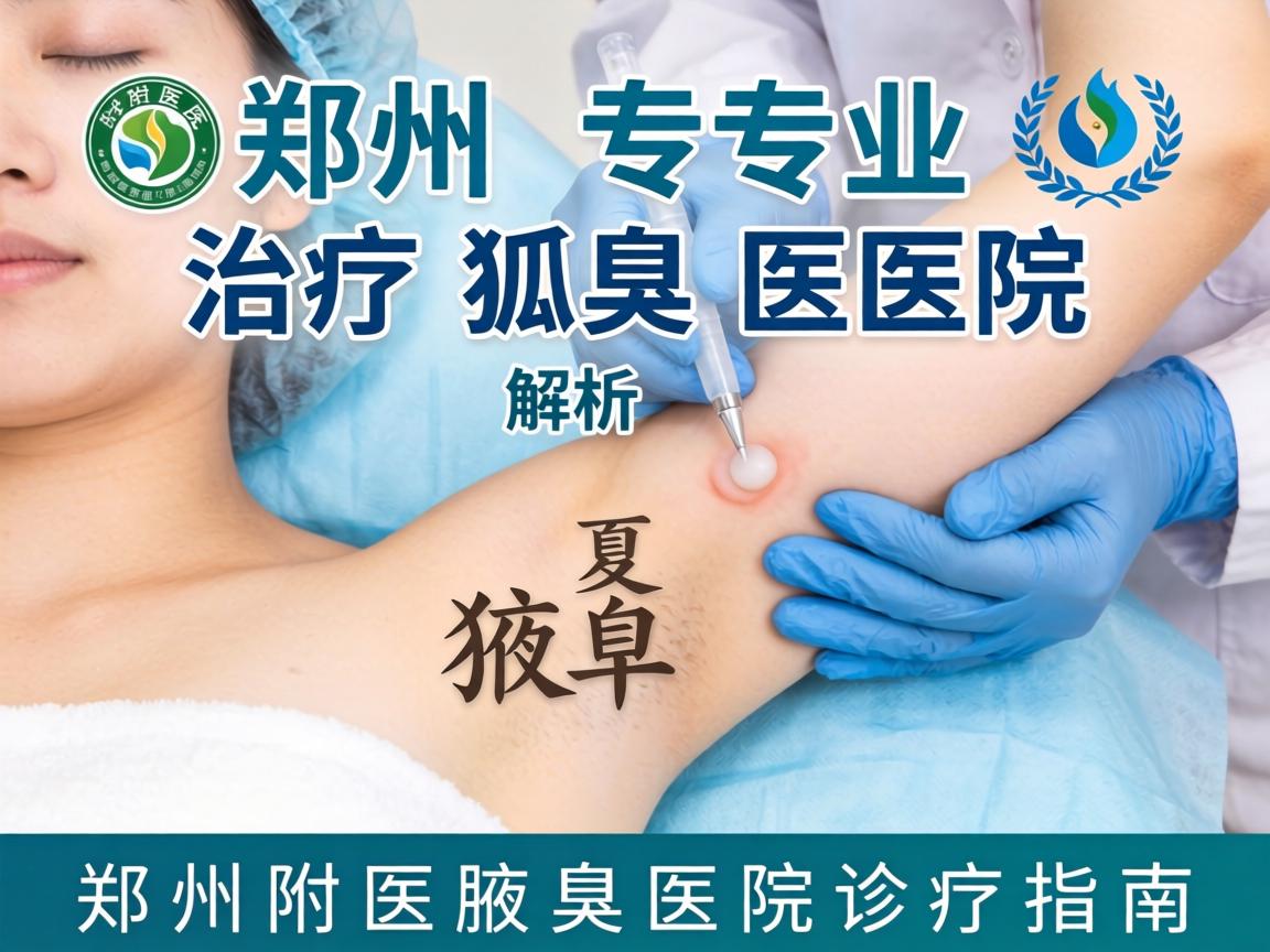 郑州专业治疗狐臭医院解析，郑州附医腋臭医院诊疗指南