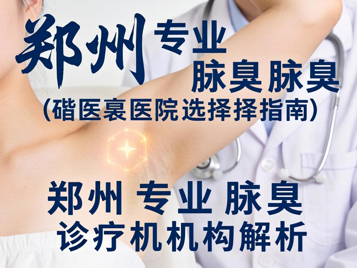 郑州专业腋臭医院选择指南，郑州专业腋臭诊疗机构解析