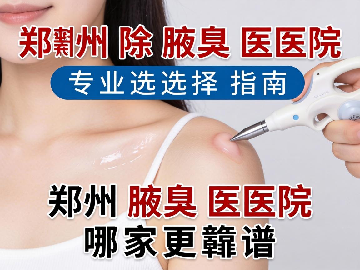 郑州除腋臭医院专业选择指南，郑州腋臭医院哪家更靠谱