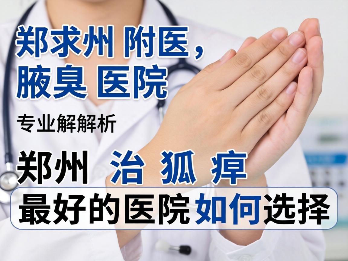 郑州附医腋臭医院专业解析，郑州治狐臭最好的医院如何选择