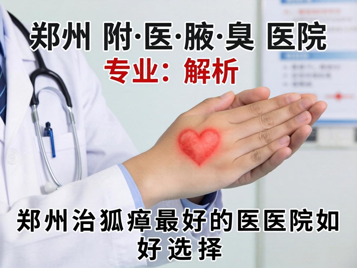 郑州附医腋臭医院专业解析，郑州治狐臭最好的医院如何选择