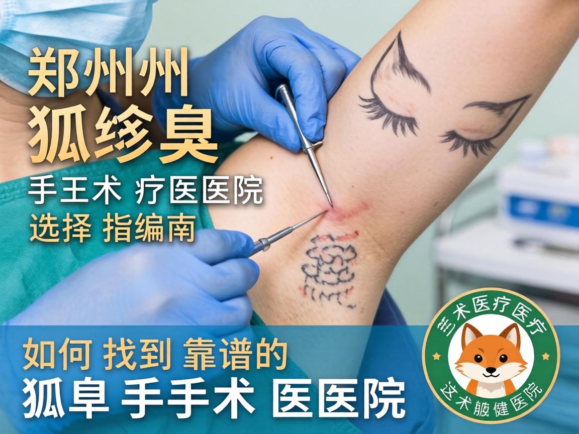郑州狐臭手术医院选择指南，如何找到靠谱的狐臭手术医院