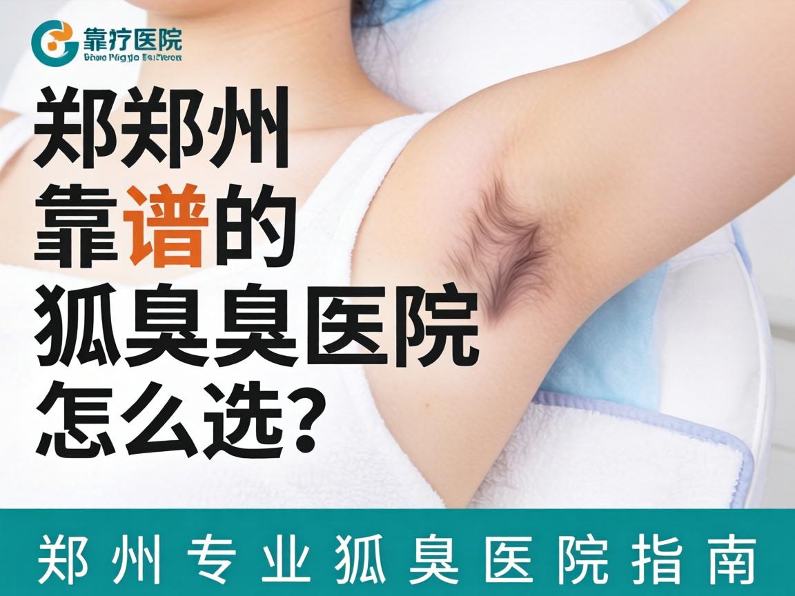 郑州靠谱的狐臭医院怎么选？郑州专业狐臭医院指南