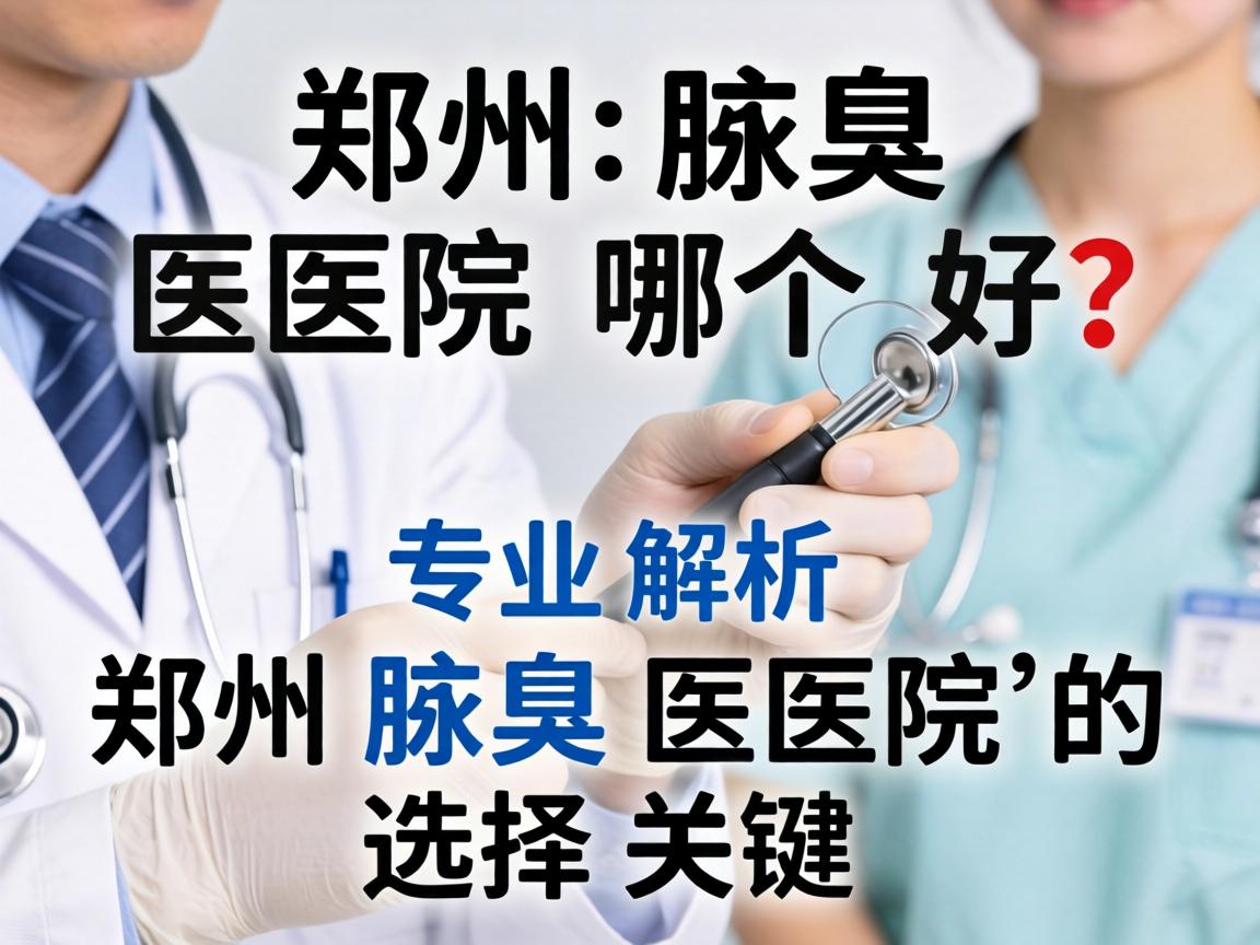 郑州腋臭医院哪个好？专业解析郑州腋臭医院的选择关键