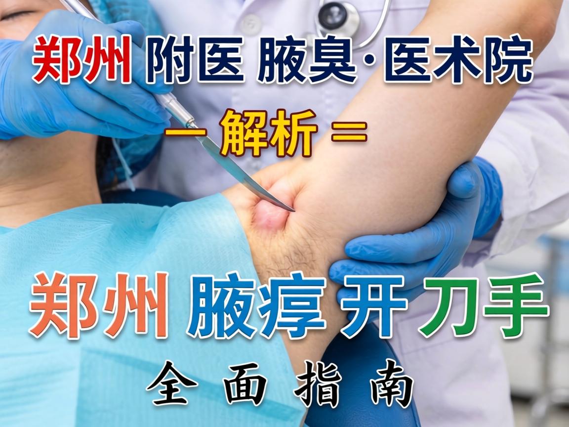 郑州附医腋臭医院解析，郑州腋臭开刀手术的全面指南