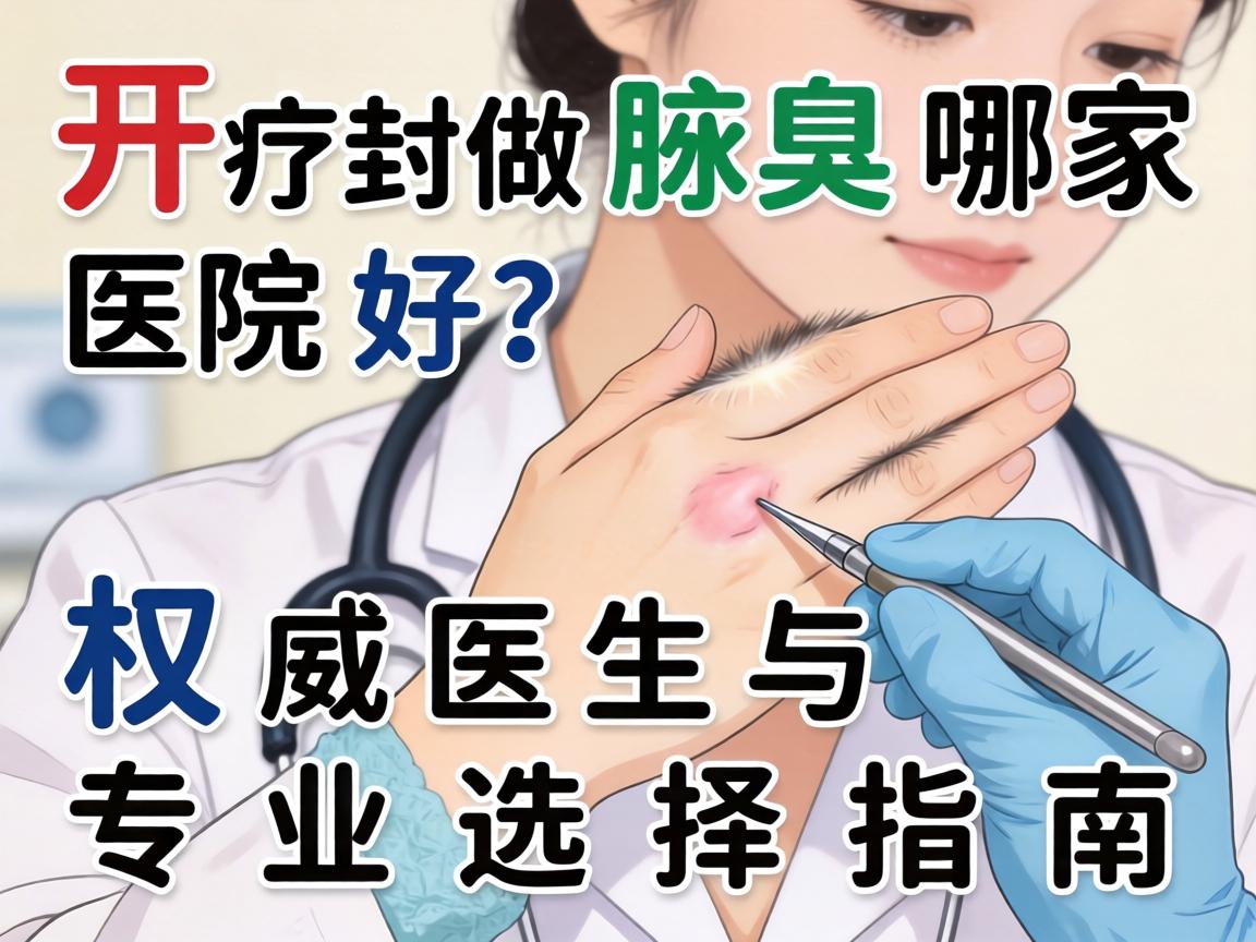 开封做腋臭哪家医院好？权威医生与专业选择指南