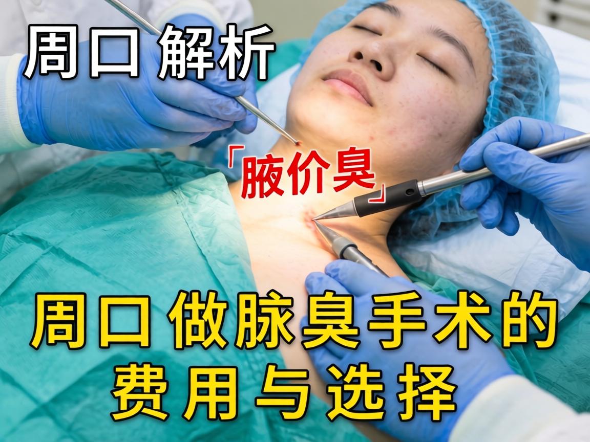 周口腋臭手术价格解析，周口做腋臭手术的费用与选择