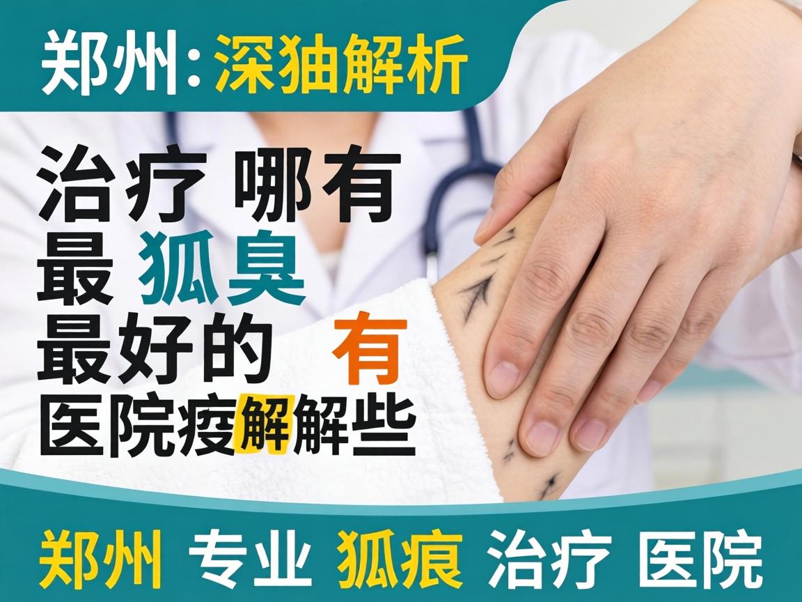 郑州治疗狐臭最好的医院有哪些？深度解析郑州专业狐臭治疗医院
