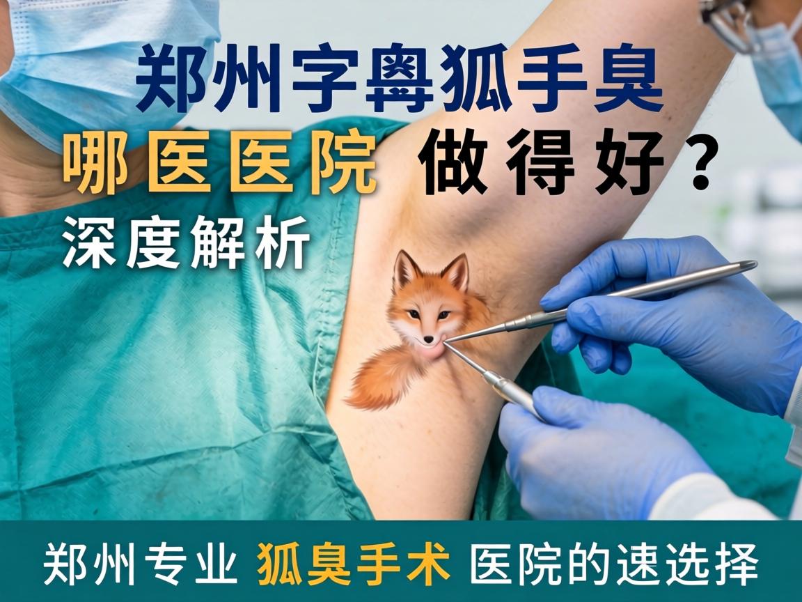 郑州狐臭手术哪医院做得好？深度解析郑州专业狐臭手术医院的选择