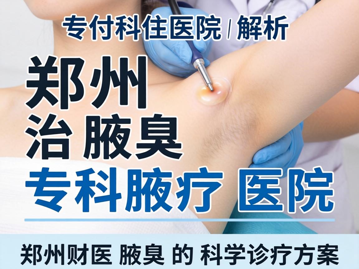 郑州治腋臭专科医院解析，郑州附医腋臭医院的科学诊疗方案