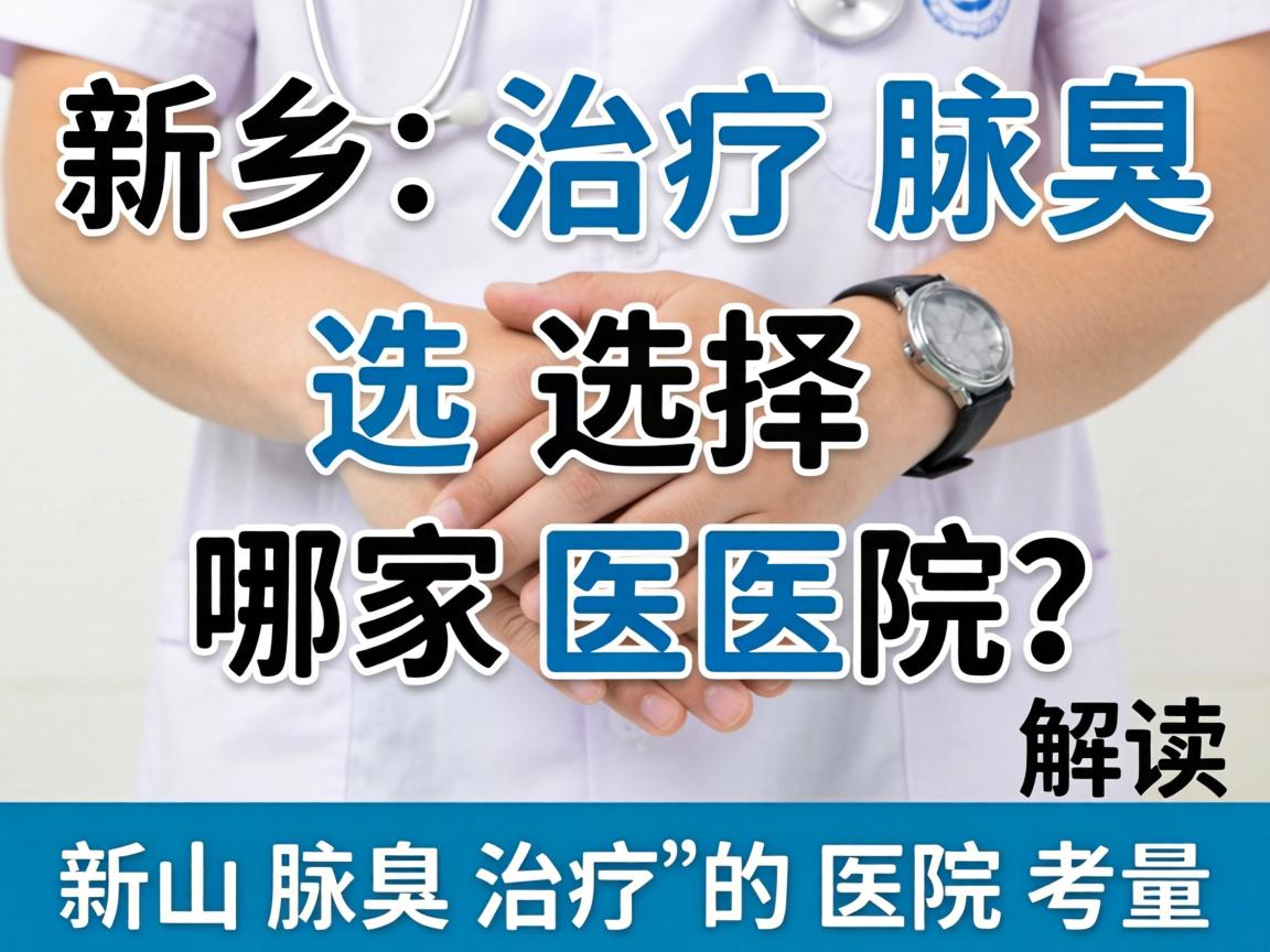 新乡治疗腋臭选择哪家医院？解读新乡腋臭治疗的医院考量