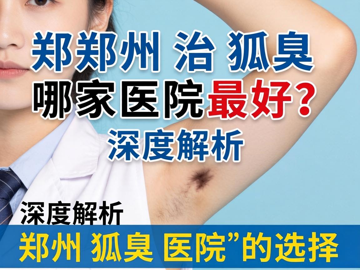 郑州治狐臭哪家医院最好？深度解析郑州狐臭医院的选择