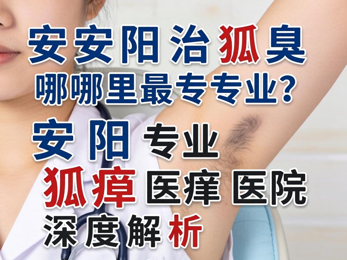 安阳治狐臭哪里最专业？安阳专业狐臭医院深度解析