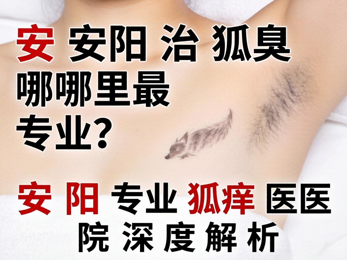 安阳治狐臭哪里最专业？安阳专业狐臭医院深度解析