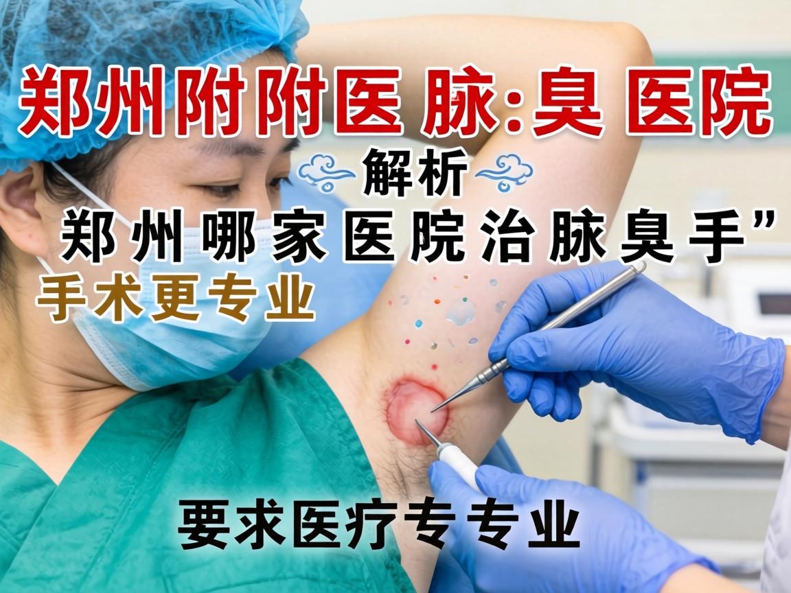 郑州附医腋臭医院解析，郑州哪家医院治腋臭手术更专业
