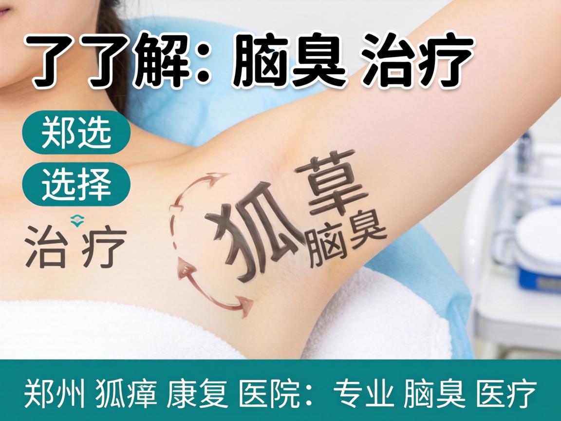 了解腋臭治疗，选择郑州狐臭康复医院的专业腋臭医疗
