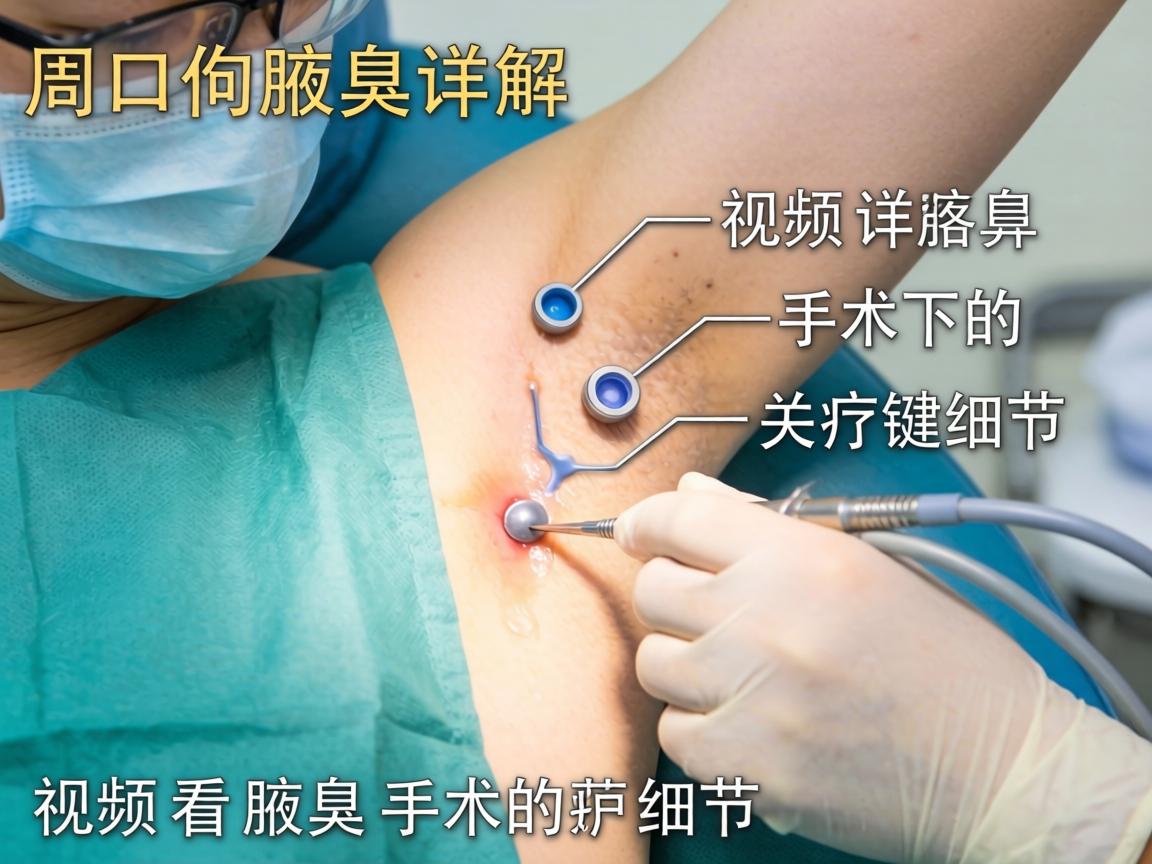 周口腋臭手术视频详解 从视频看腋臭手术的关键细节