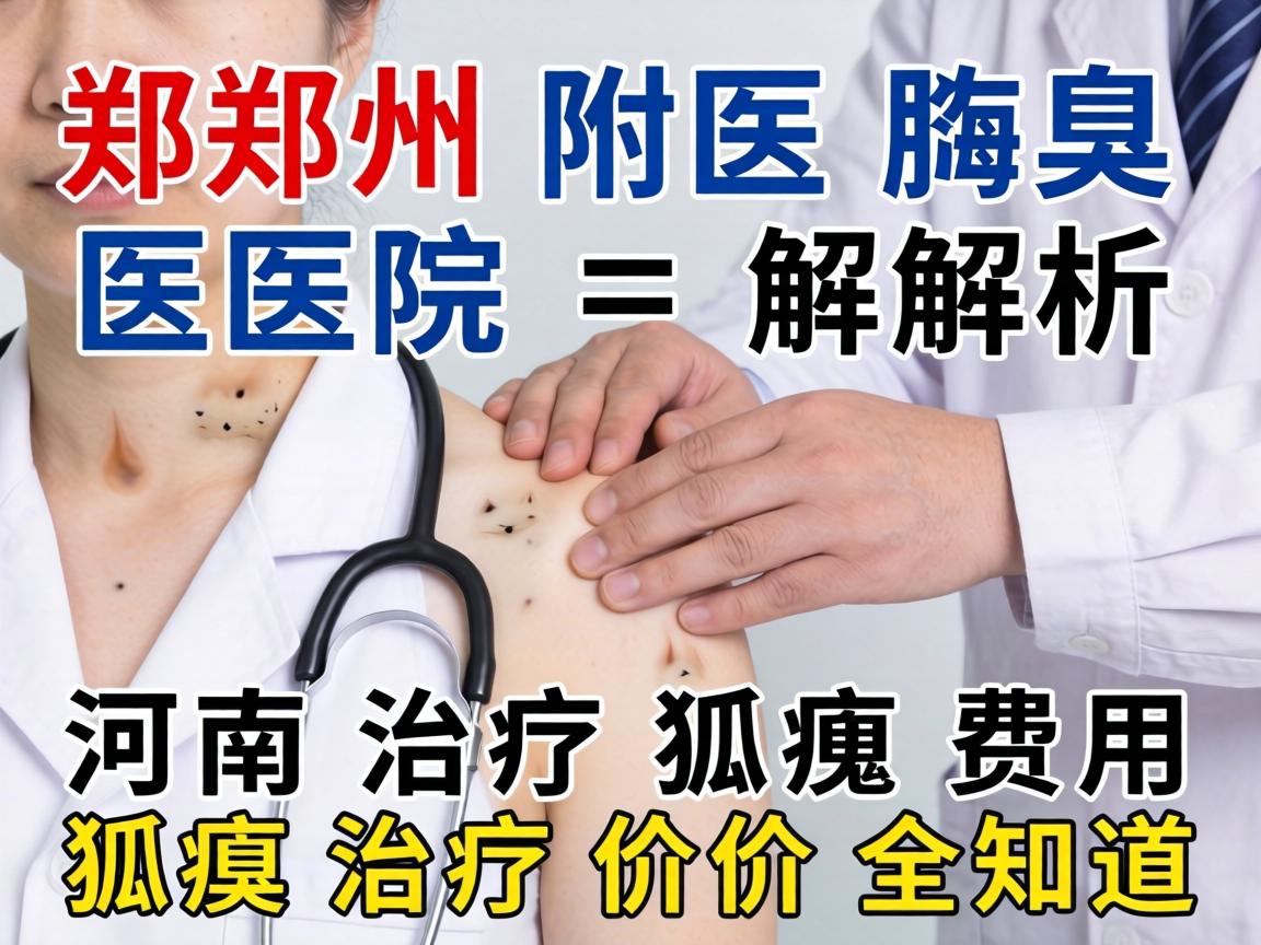 郑州附医腋臭医院解析，河南治疗狐臭费用，狐臭治疗价格全知道