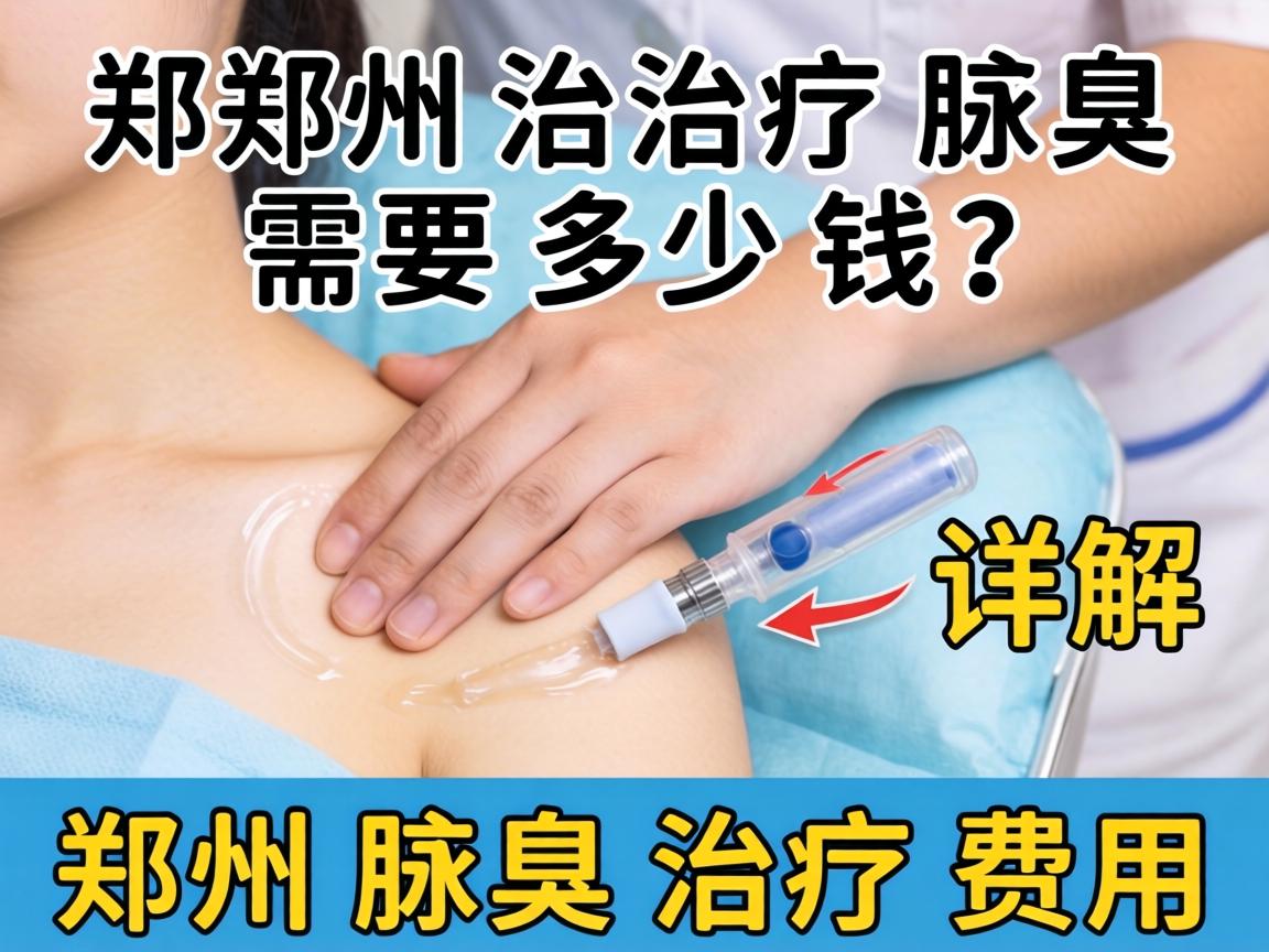 郑州治疗腋臭需要多少钱？详解郑州腋臭治疗费用