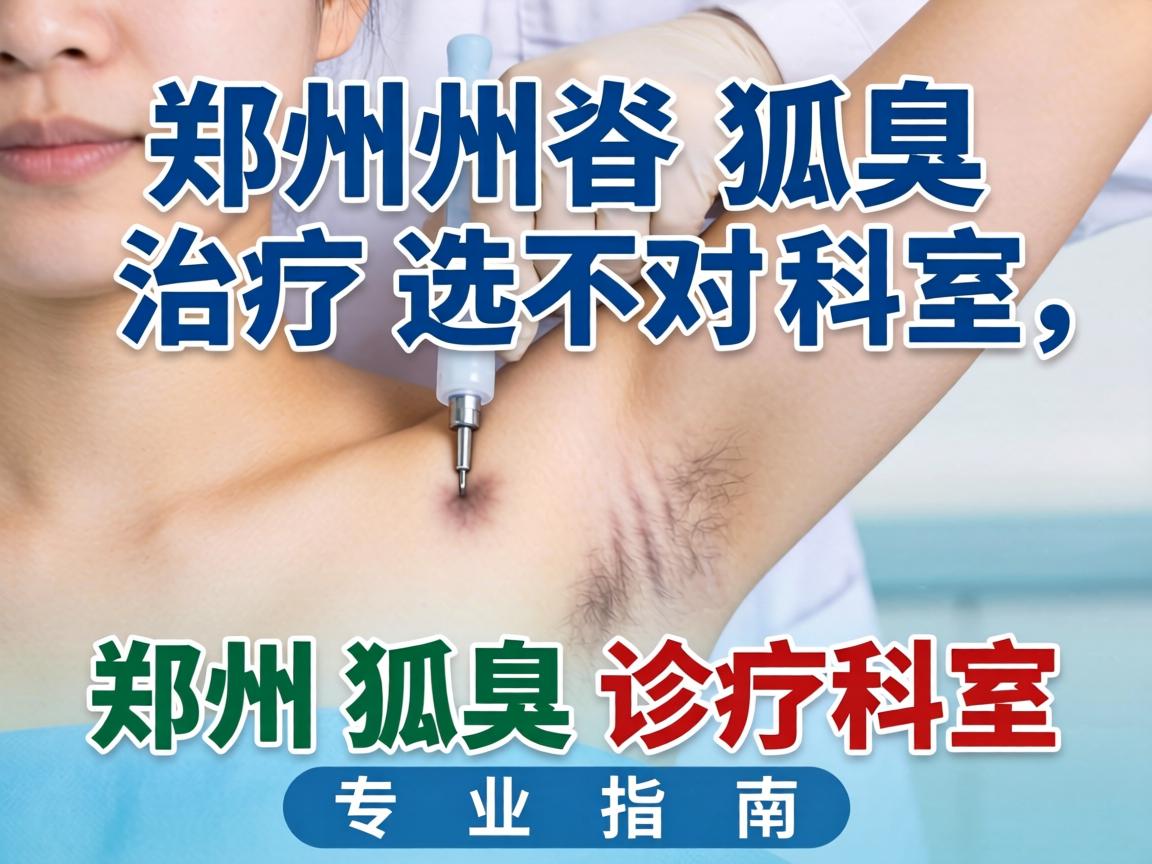 郑州狐臭治疗选对科室，郑州狐臭诊疗科室专业指南