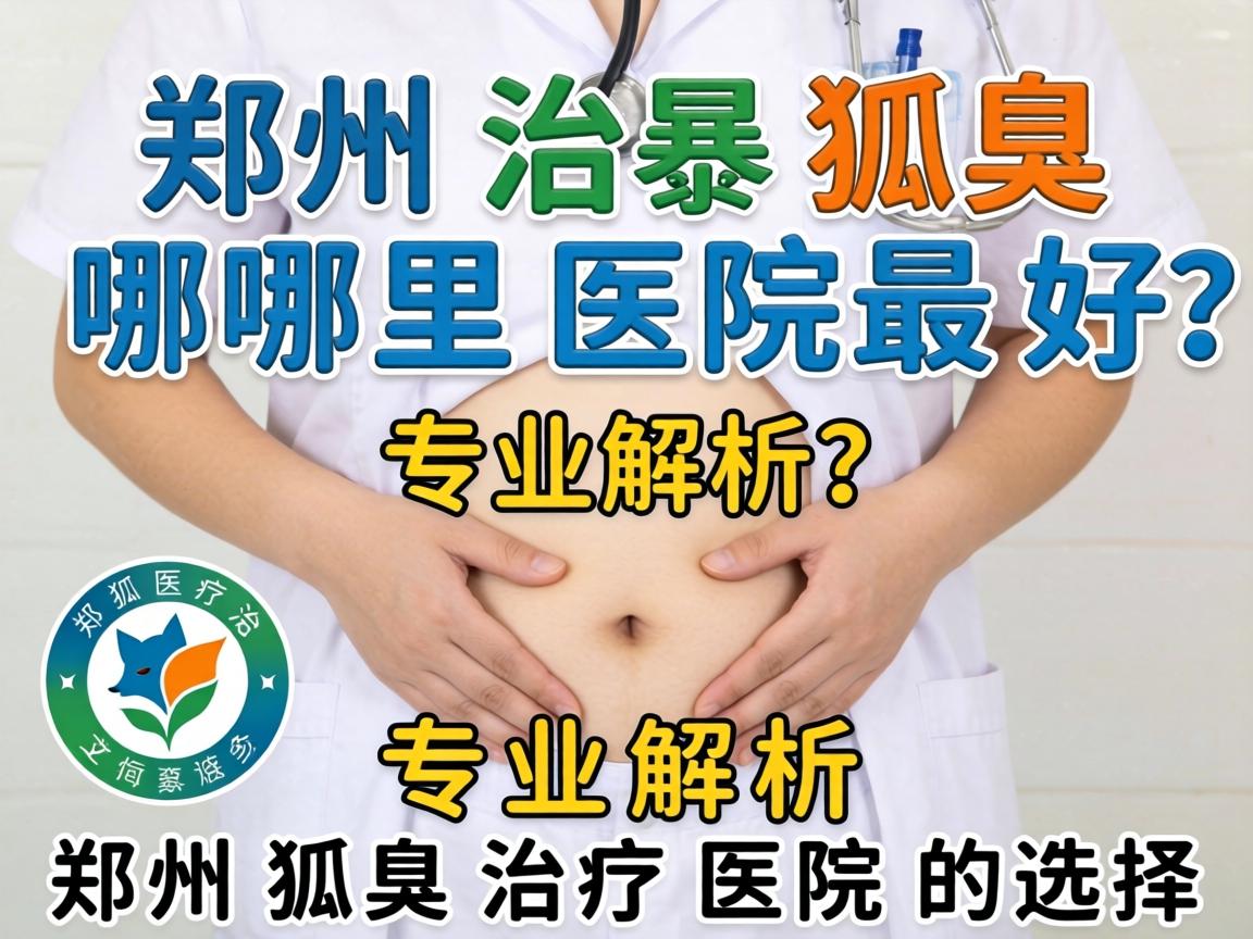 郑州治狐臭哪里医院最好？专业解析郑州狐臭治疗医院的选择