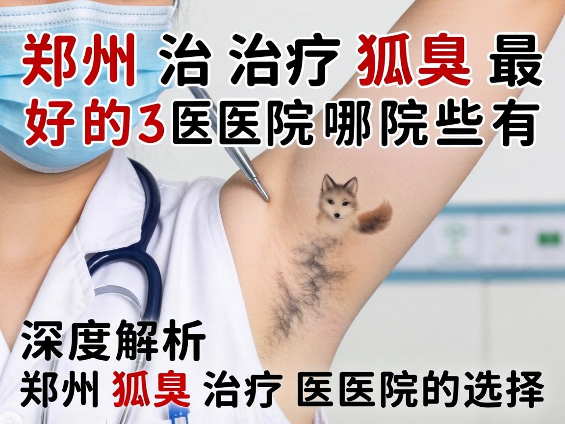郑州治疗狐臭最好的医院有哪些？深度解析郑州狐臭治疗医院的选择